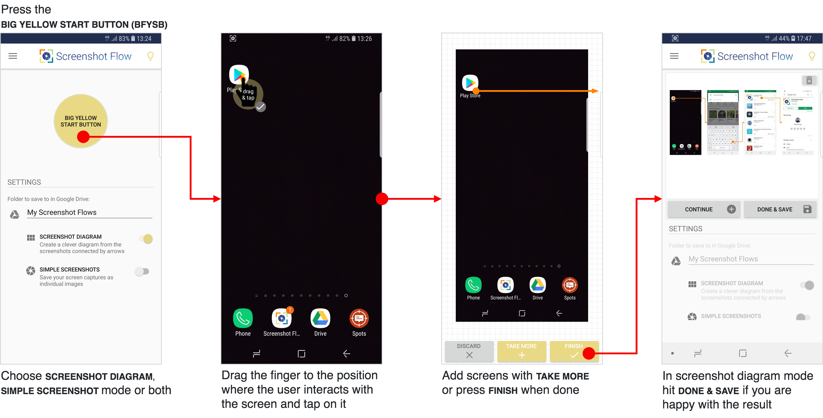 Screenshot Flow - Super Fast App Diagrams To Communicate Design